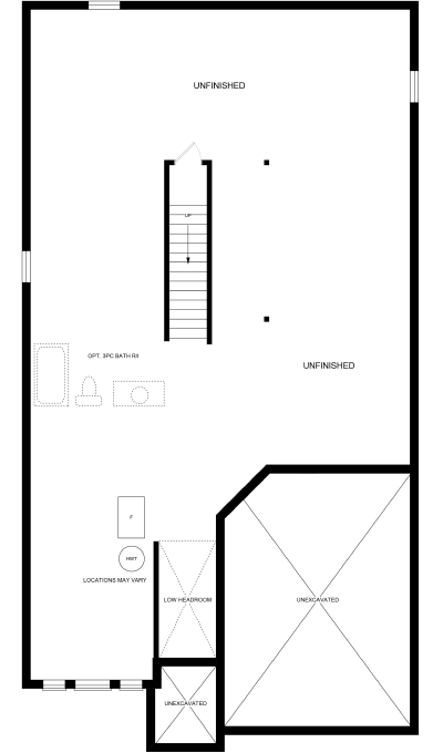 Wyndham Basement Plan Elev B